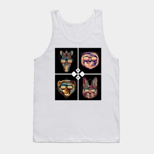 Vintage animal explorers Tank Top